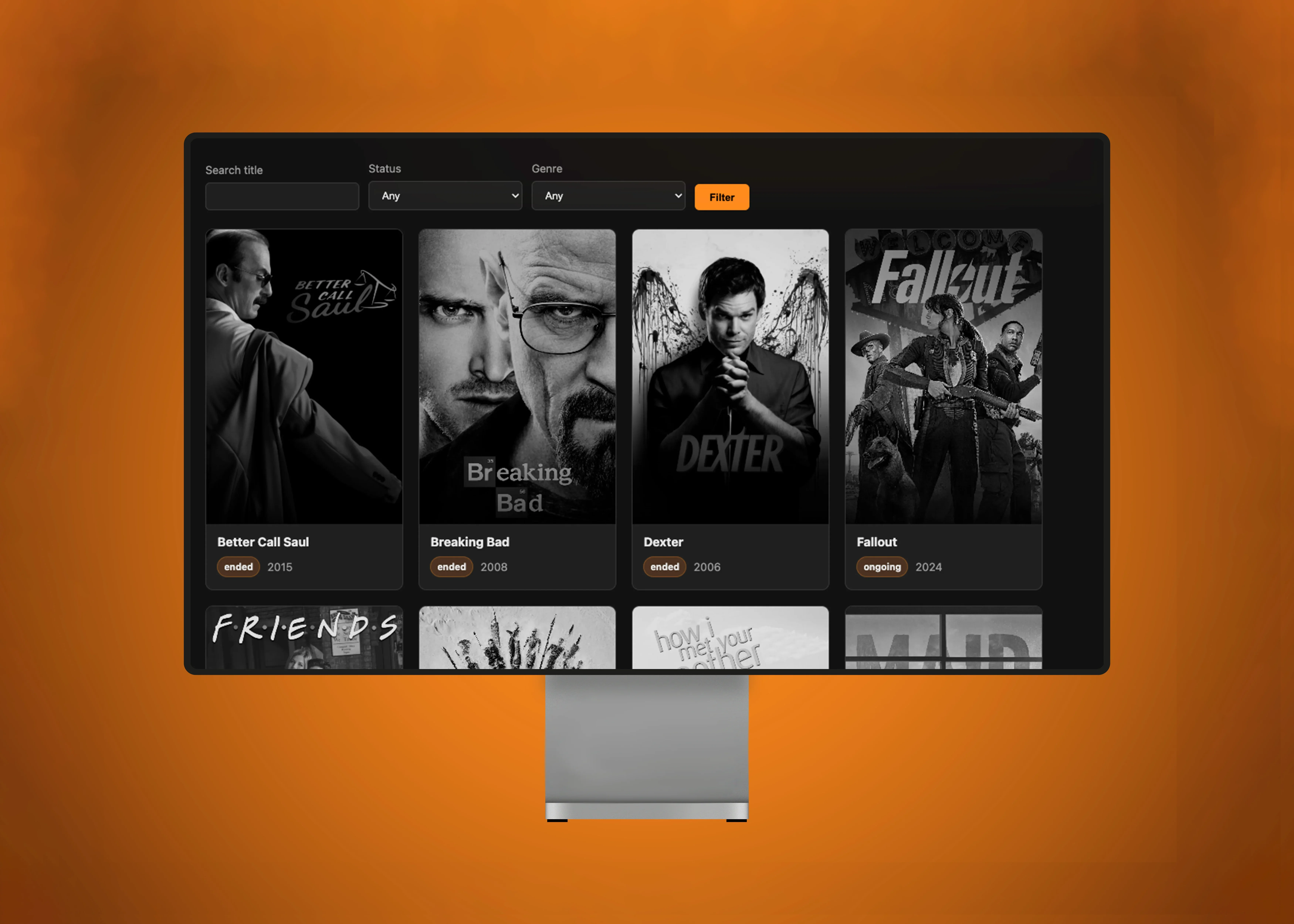 RodFlix homepage